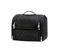 Travel Necessary, Hanging Toiletry Organizer, Beauty Case for Business Travel, Vacation, Plane, Trolley, Bathroom, Gym, Shower, Camping Women, Black, Please refer to the description, Please refer to
