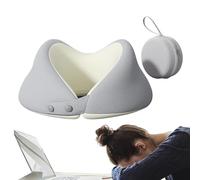 Travel Neck Pillow - Ergonomic Portable Adjustable | Neck Support Travel & Sleep Pillow for Women Men Office Home Vacation Cruise Sleep Rest