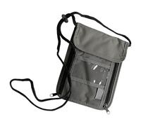 Travel Neck Wallet - Portable Neck Wallet - Portable Anti-Theft Document Folder for Mobile Phone and Bank Card , gray, see description, See description