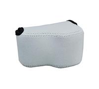 Travel Neoprene Camera Bag Carry Case Protector for Nikon Canon Fujifilm Sony A6600 A6500 A6100 A6400 A5100 A5000 DSC-RX1 RX1R II DSLR Mirrorless Cameras with Lens up to 120x73x87mm , SLR Pouch Bag