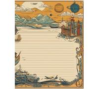 Travel Notebook Lined 8.5x11in: 110Pages / Planning Tips / Recommended As A Gift For Travelers / Geography Notebook