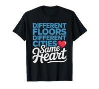 Travel Nurse Different Cities Same Heart Traveling Agency T-Shirt