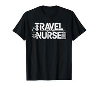 Travel Nurse Leopard Stethoscope Pattern Traveling T-Shirt