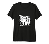 Travel Nurse Life Stethoscope Travel Nursing Premium T-Shirt