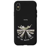 Travel Off the Beaten Path Roadtrip Alternative Tourist Case for iPhone X/XS