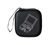 Travel Organiser Bag for Anbernic RG35XXSP Flip - Dustproof Hard Carrying Case with Accessories Compartment for RG34XXSP Retro Handheld Game Console