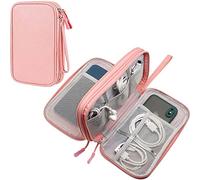 Travel Organizer Electronics Accessories Carrying Bag Tech Case Pouch for Cellphone SD Cards Cords Power Bank Cables Earphone Pens with Layers Design Oxford Portable Lightweight