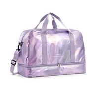 Travel Overnight Bag Large Capacity Portable Lightweight, 40L, Weekend Travel Duffel Holdall Bag, Sports Duffel Bags for Women with Shoe Compartment and Wet Pocket, Fitness Carry on Luggage Bags