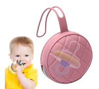 Travel Pacifier Storage Bag, Pacifier Holder Case | Baby Silicone Pacifier Storage Bag for - Zipped Pacifier Bag for Dummies, Teethers, Headphones, USB Stats