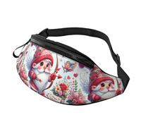 Travel Pack Love Gnomes Love Arrow, Chest Bag Foldable Sports Waist Pouch Premium Cycling Waist Bag for Outdoor Men Travel