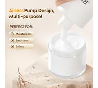 Travel Pack No Air Pump Bottle 30ml Acrylic Press Type Hand Cream Jar Separate Leakproof Seal Design Smooth Two Head Types Compact Portable Light Easy to Carry Washable Avoids Waste Kee