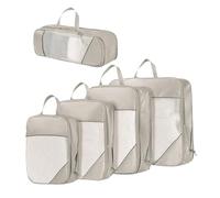 Travel Packing Bags, 5-Piece Foldable and Space-saving Compression Bags