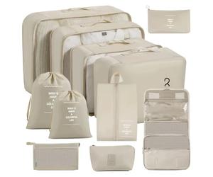 Travel Packing Cubes Set 7/8/9/10PCS Suitcase Organizer Storage Bags