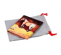 Travel Pass/Oyster Card/Rail Card Holder - Printed Leather - Horse and Stable