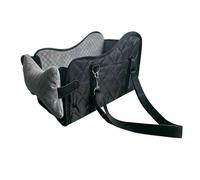 Travel Pet Carrier for Small Sized Dogs Cats with Seatbelt Slots and Handles for Vehicle Rides Memory Foam Pet Car Bed