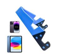 Travel Phone Holder - Table Tablet Holder | Adjustable Desk Mount for Detanding, Travel, Desk, Home While Enabling Hands- Tablet Sling, Calling, and Working with a Foldable Cell Phone