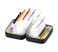Travel Pill Bag, Waterproof Silicone Tablet Container, with 14 Compartments, Colour Coding, Leak-proof Zip Pill Bag, for Older Men, Women, Refrigerator, Office, Weekly