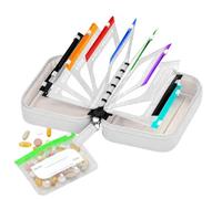 Travel Pill Bag Waterproof Weekly with 14