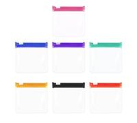 Travel Pill Bags with Slide Lock 7 Colors Waterproof Clear Portable