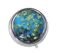 Travel Pill Box | 3 Compartments Compact Pill Box - Fishing Oil Container Ideal for Hotels Car Gym Outdoor Adventures