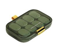 Travel Pill Box - Pill Box | Containers | Portable Pharmacy Box | Strongly Closable with 7 Independent Doses | Portable Pill Dispenser with Band