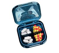 Travel Pill Box, Travel Pill Box | Portable Pill Storage Organizer Case | Pocket Pharmacy Daily Packaging for Supplements, Fish Oil