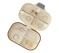 Travel Pill Cases - 7 Compartment Silicone Pill Box,Moisture Proof Medication Holder Pocket Weekly Medicine Organizer for Supplements