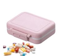 Travel Pill Organiser, Daily Pill Case | Portable Medicine Box with 3 Compartments for Daily Use - 3 Times Daily Waterproof Supplement Box for Daily Life, Travel, Health Products