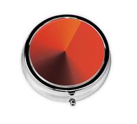 Travel Pill Organizer, Mini Medicine Organizer, 3 Times a Day, Compact & Portable for Travel, Wallet, and Pocket Rainbow Red