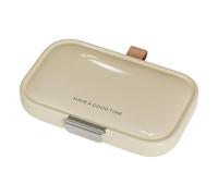 Travel Pill Organizer - Pill Box with 4 Compartments | Strong Sealing Pill Case | Medicine Pill Organizer Monthly | Portable Dispenser with Silicone Lanyard for Pills, Cod Liver Oil, Fish Oil, Supple