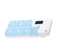 Travel Pill Organizer - Smart Reminder, Multi-Compartment 7 Day Schedule with Digital Timer, Weekly Medicine Dispenser for Supplement, Electronic Tracker, Programmable Health Station Cod Liver