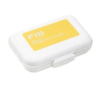 Travel Pill - Segmented Weekly Medicine Box | For Use In The Bag For Daily Medication, Compact Storage, Seven Day Planner, Secure Lid, Easy To Open