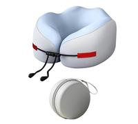 Travel Pillow | Comfort Airplane Pillow Neck Support | Ergonomic Head Support Memory Foam Cushion for Sleeping Napping Adults Kids Long Flight Train Home Car Work
