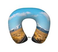 Travel Pillow For Sleeping, Freeway Highway Road In The Desert Travel Neck Pillow Comfortable U Shape Memory Foam Neck Rest Support Portable Travel Accessories Suitable For Airplane Car Office
