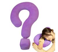 Travel Pillow with Neck Support, Neck Pillow for Travelling, U Shaped Neck Travel Pillow with Large 21.65 Inch Question Mark | Soft for Support