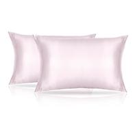 Travel Pillowcase 2 Pack Toddler Pillowcase 14 x 20 Breathable Silky Soft Satin Toddler Pillowcase Jade Mini Pillow Cases Envelope Style