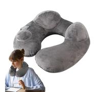 Travel Pillows For Airplanes - Inflatable Neck Support for Travel - Ergonomic Headrest For Long Flights Train Cruise Backpack Travel Car Road Trip Camping