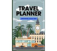 Travel Planner - Organize your Trip - compact travel journal for women 2024