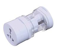 Travel Plug Universal Worldwide Charger Power Adapter US, EU, UK, AU - White