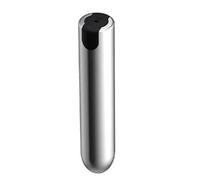 Travel Pocket Mini Size, Waterproof Mini Bullet Stick Toys for Women Pleasure Quiet 10 Modes Small Tiny Bullet Rod Toys for Back Neck Massage (Sliver)
