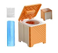 Travel Potty Chair, Portable Adult Commode, Soft Cushion with Stable Support, Lightweight Camping Toilet Seat, Minimal Style Toilet, Women Use Outdoor Travel Camping Daily Use