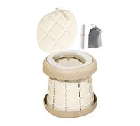 Travel Potty,Foldable Travel Potty - Non-Slip Toilet Trainer with Trash Bag for Boys Girls Kids Camping Playground Hotel Park