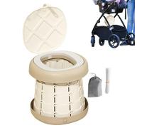 Travel Potty for Car - Foldable Toilet - Non-Slip Toilet Trainer with Trash Bag for Boys Girls Kids Camping Playground Hotel Park Travel