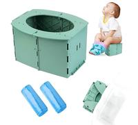 Travel Potty for Kids,Portable Potty for Toddler Travel, Reusable Portable Folding Potty for Toddler, Toddler Potty Seat for Baby Potty Training,Apply toCamping, Tourism, Outdoor, Indoor