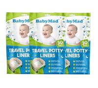 Travel Potty Liners Disposable (Pack of 90) - Use Liner With All Leading Potties