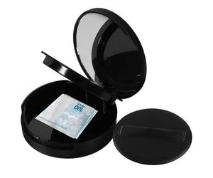 Travel Powder Container - Hidden Case | Compact, Empty, Loose Powder Storage | Hidden Pill and Medication for Travel | Discreet Holder for Money, Pills or Small Items