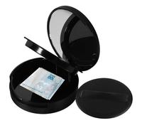Travel Powder Container | Valuables Storage Case - Empty Loose Powder Container with Hideaway Storage for Money, Pills, Medicines