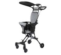 Travel Pram for - Ride Lightweight Toddler Pram Folding | Aircraft Pushchair for Aircraft Cars with Removable Canopy for Walking, Travel