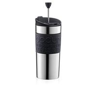 Travel Press Coffee Maker, Vacuum, Small, 0.35 L, 12 Oz, S / S, Black