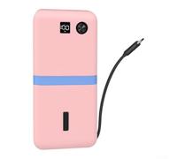 Travel Protective Sleeve for Anker 20000mAh Charger Black(Pink) | Shock absorption, for impact resistant, drop protection, for rugged silicone, travel essential